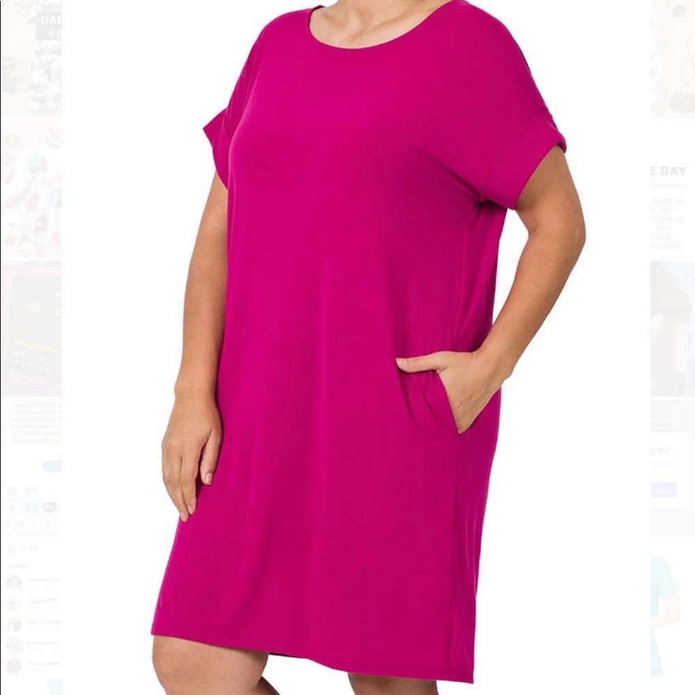 Plus size NWT comfy and casual dress